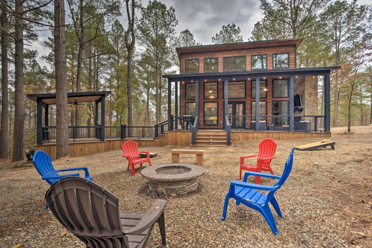 Luxury Cabin In The Woods With Hot Tub And Yard Games! Broken Bow Exterior photo