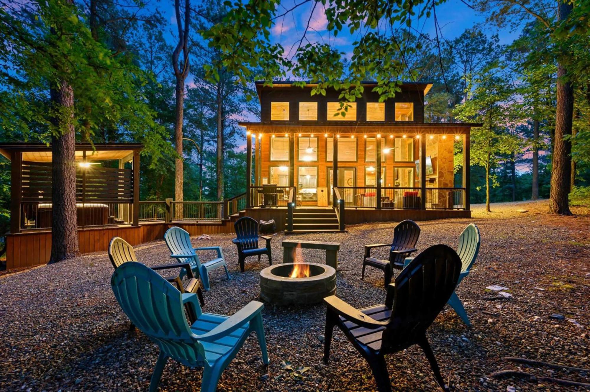 Luxury Cabin In The Woods With Hot Tub And Yard Games! Broken Bow Exterior photo