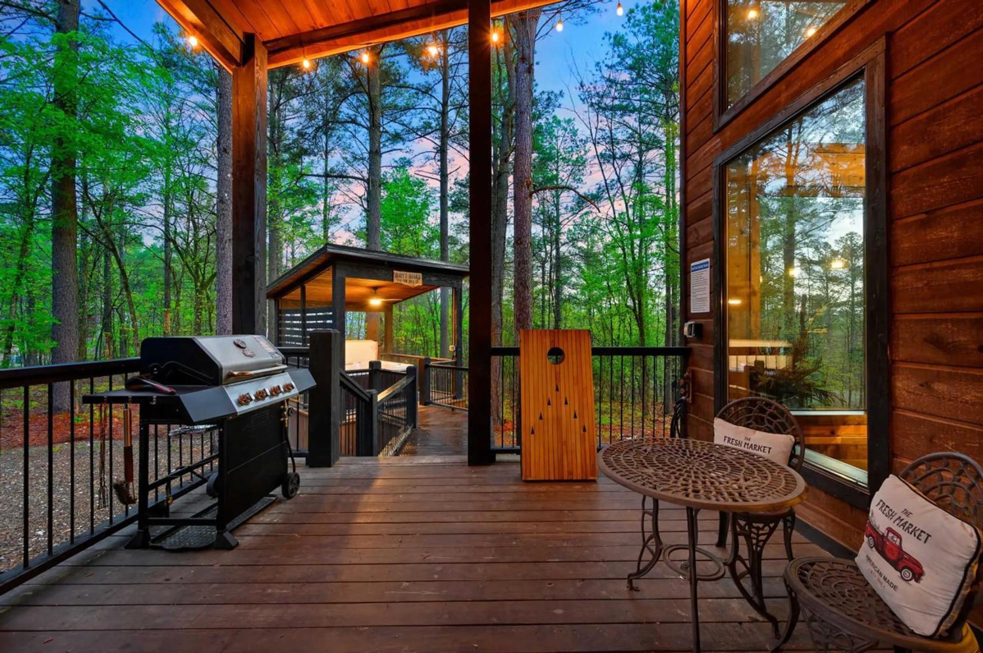 Luxury Cabin In The Woods With Hot Tub And Yard Games! Broken Bow Exterior photo